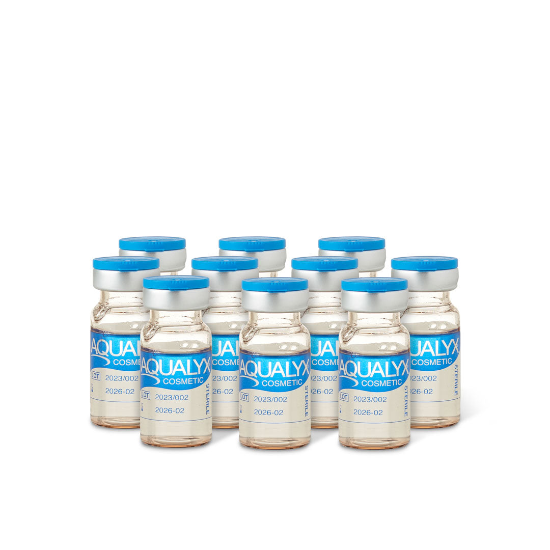 Aqualyx Content. Aqualyx fat dissolver used for targeting body fat.