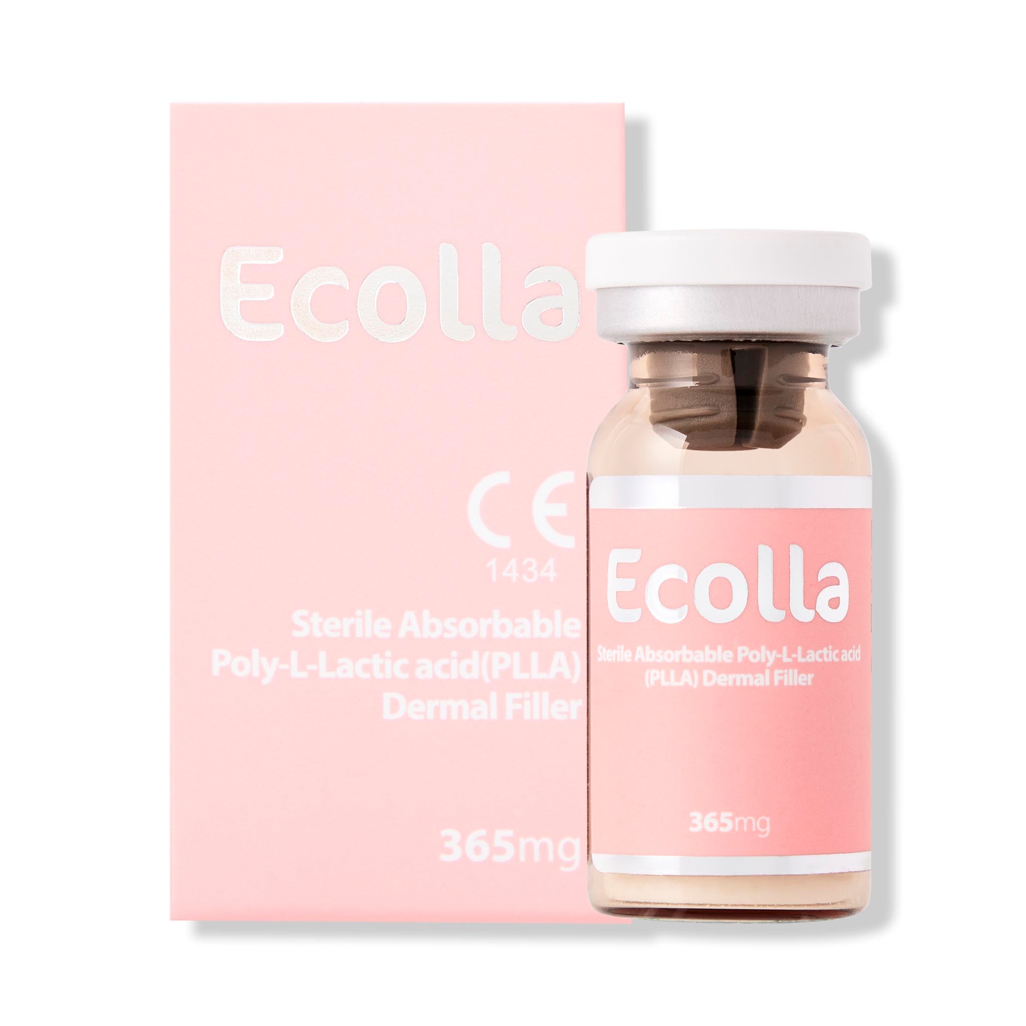 Ecolla Display. PLLA dermal filler for skin rejuvenation and collagen stimulation.