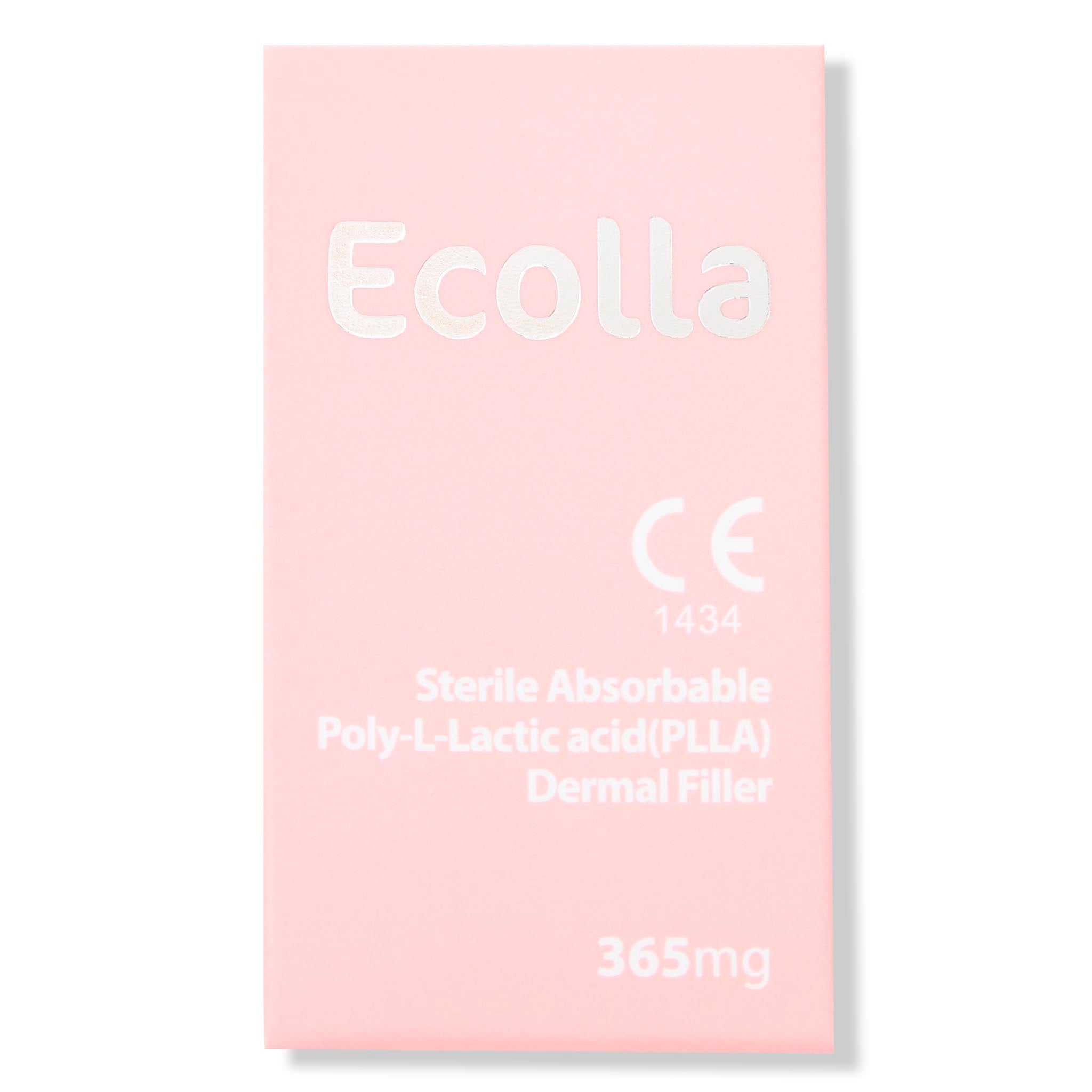 Ecolla Box. PLLA dermal filler for skin rejuvenation and collagen stimulation.