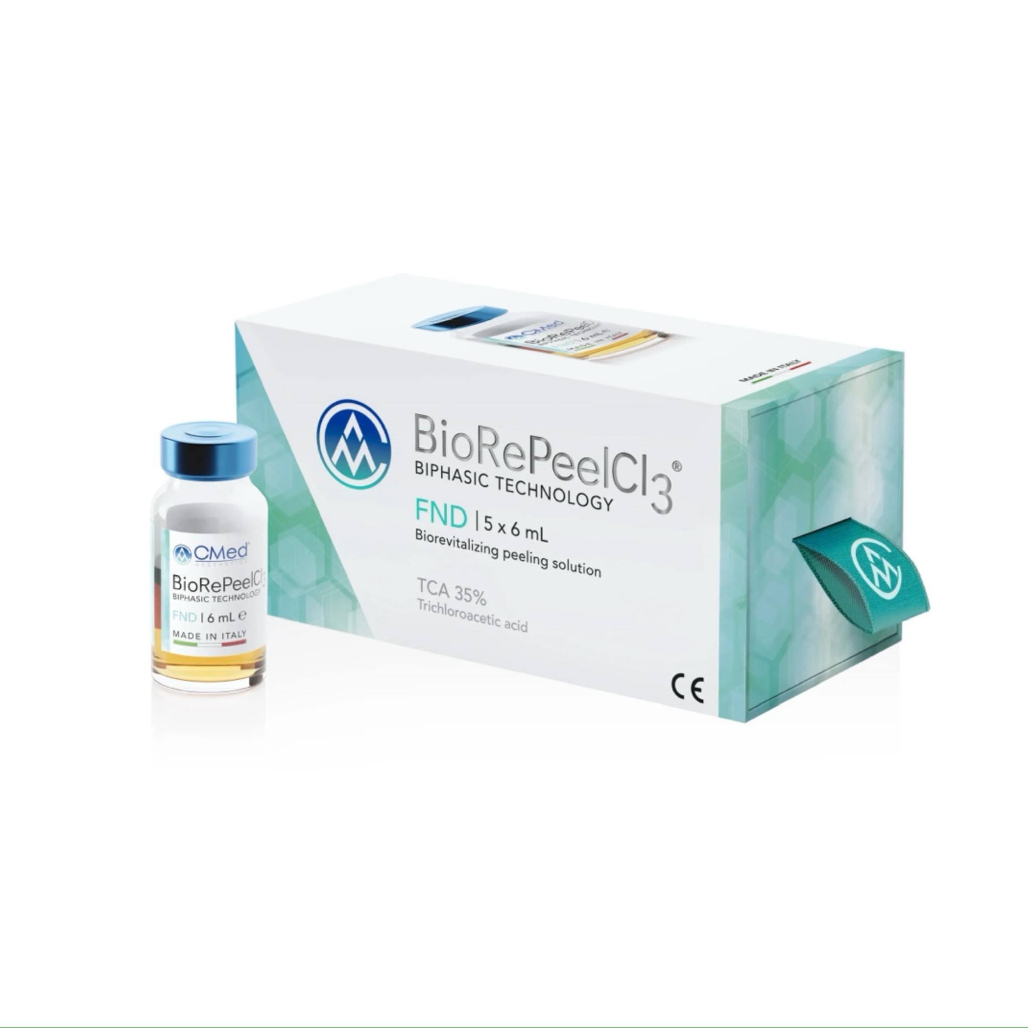 Bio Re Peel Cl3 FWN Display. A skin peel for the face, used to revitalise skin and improve overall quality and texture.