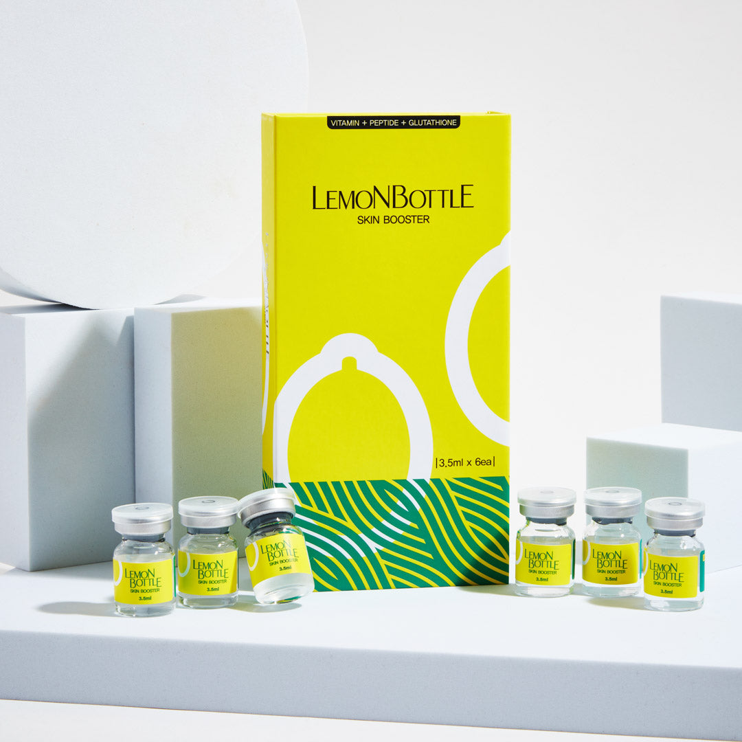 LemonBottle SB Display. Skin booster for improved skin texture and hydration.