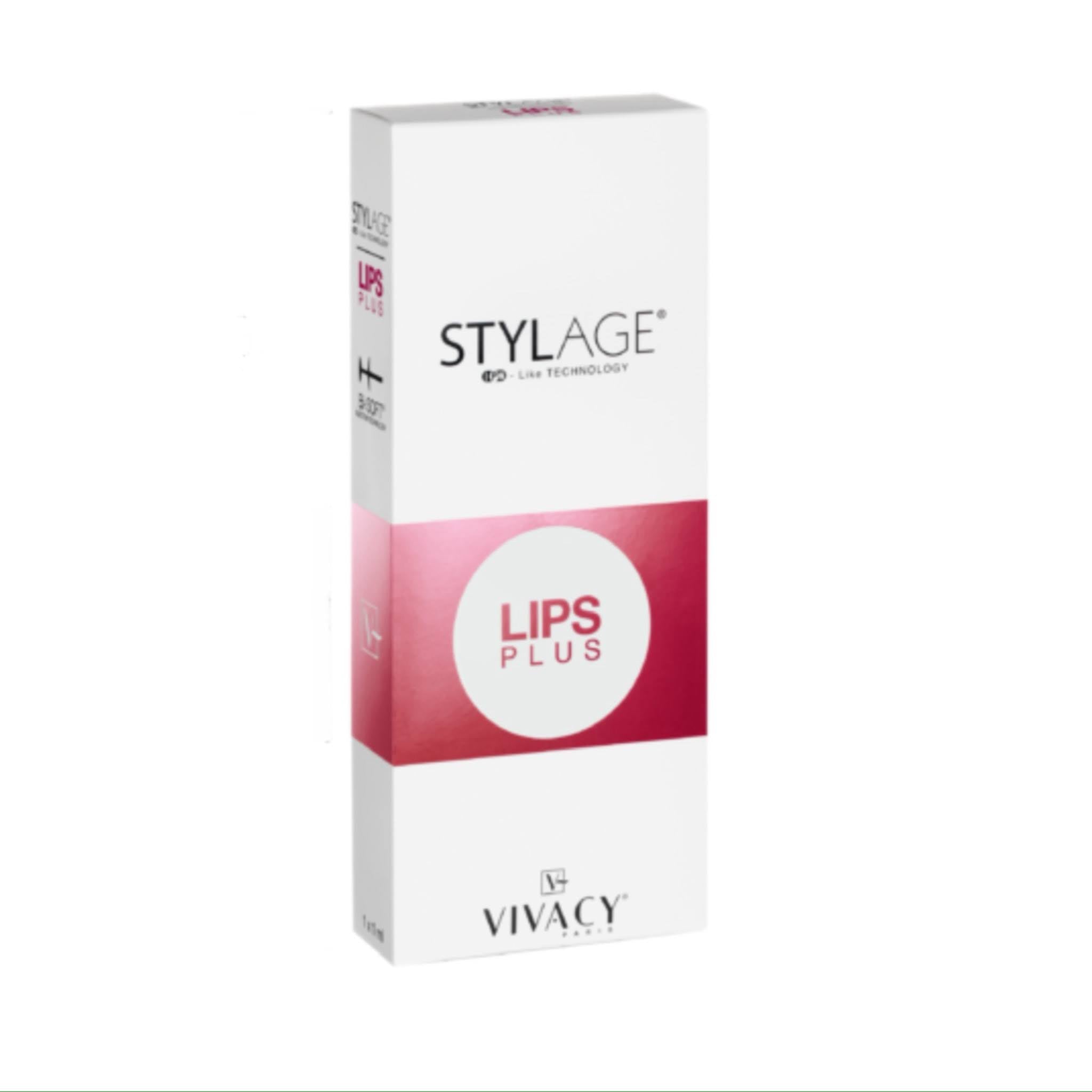 Stylage Lips plus Box. Dermal filler for the lips.