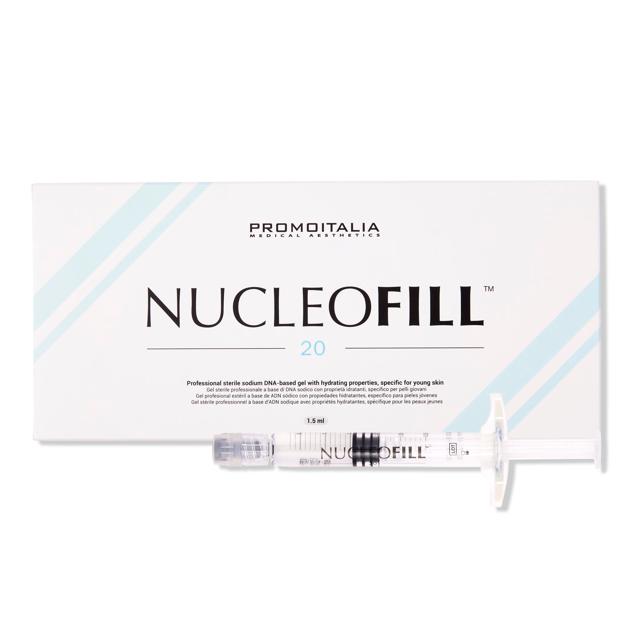 Nucleofill 20 Display. Skin booster and polynucleotide for skin rejuvenation.
