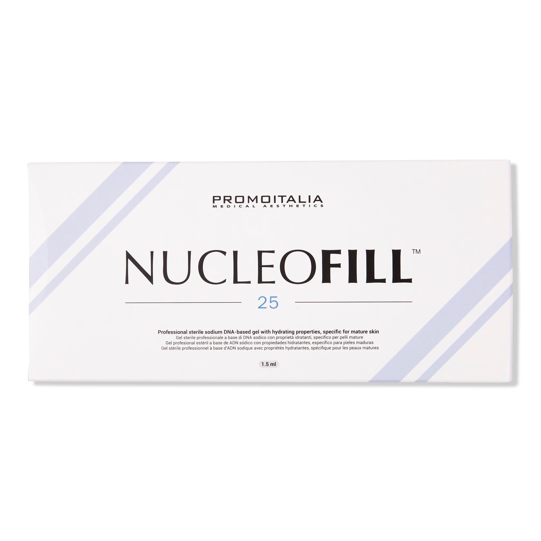Nucleofill 25 Box. Skin booster and polynucleotide for skin rejuvenation.