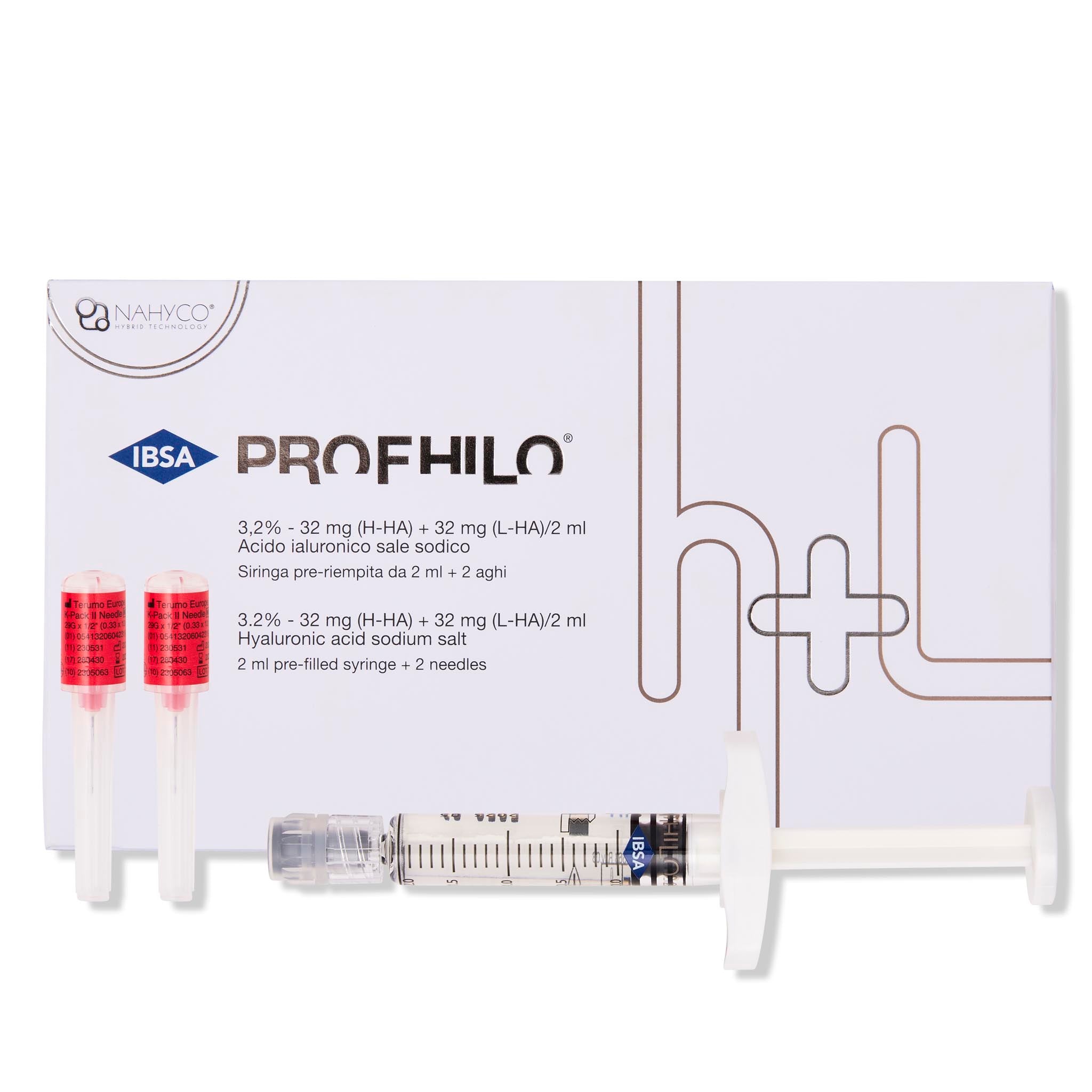 Profhilo H+L Display. Skin booster for improved skin texture and hydration.