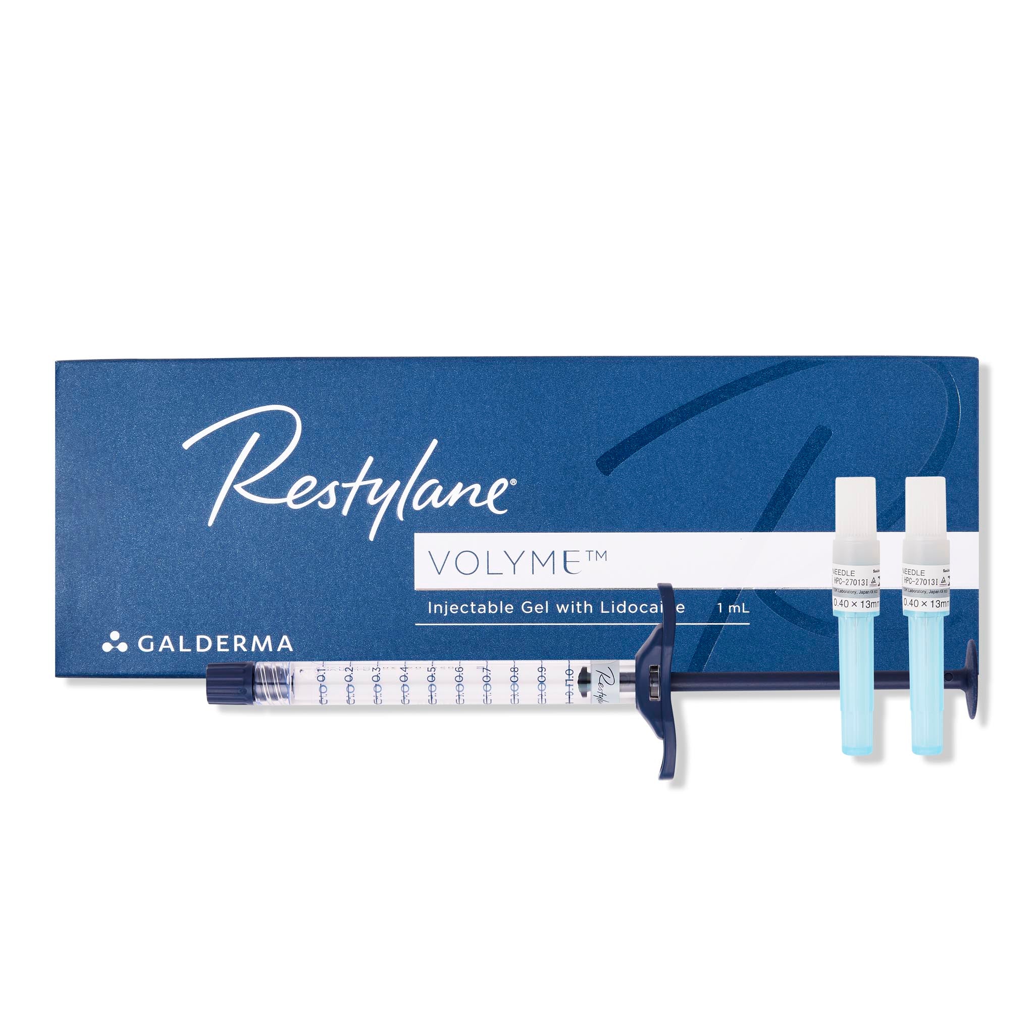 Restylane Volume Display. Dermal filler for restoring facial volume.