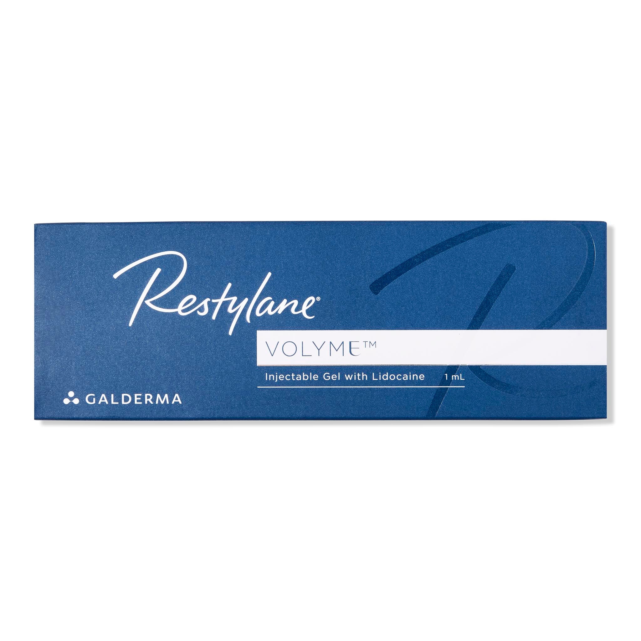 Restylane Volume Box. Dermal filler for restoring facial volume.