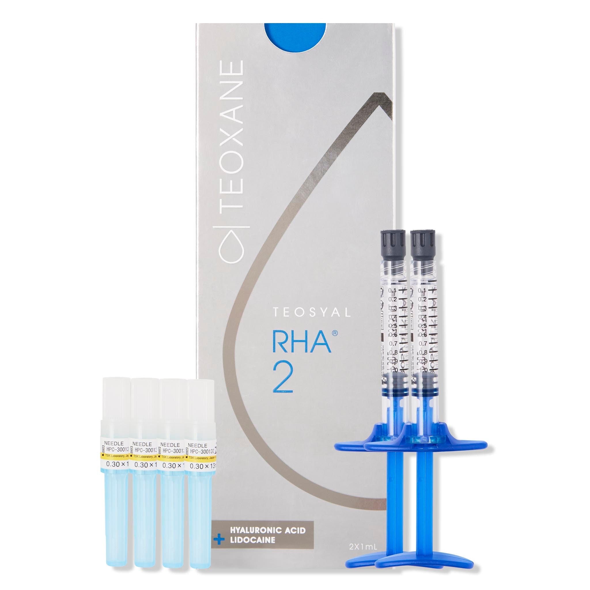 RHA 2 Display. Hyaluronic dermal filler used for facial folds and wrinkles.