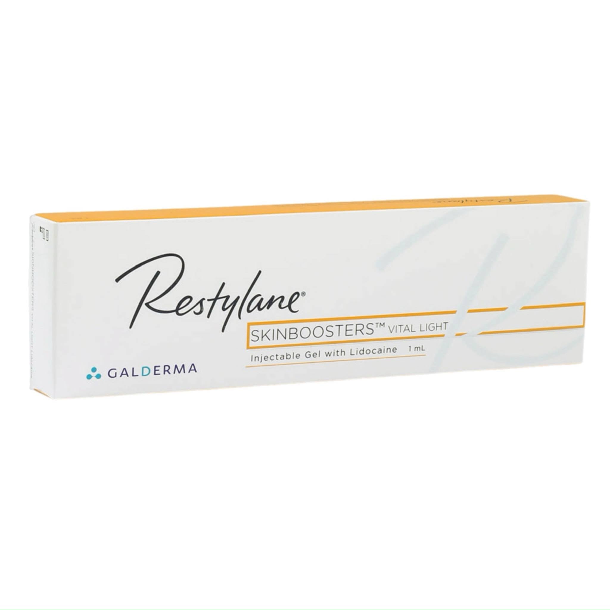 Vital Light Box. Restylane skin booster for skin rejuvenation and hydration.