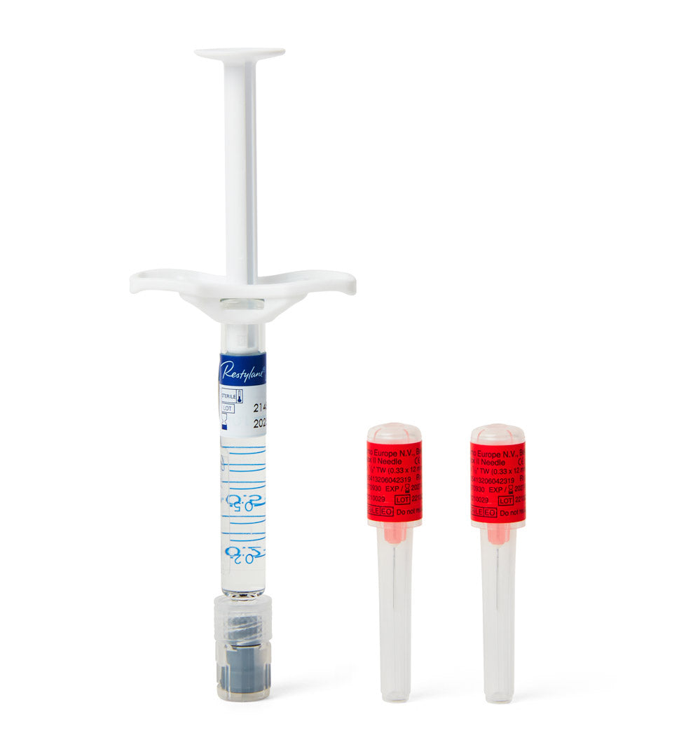 Restylane Classic content. Dermal filler for facial wrinkles and folds.