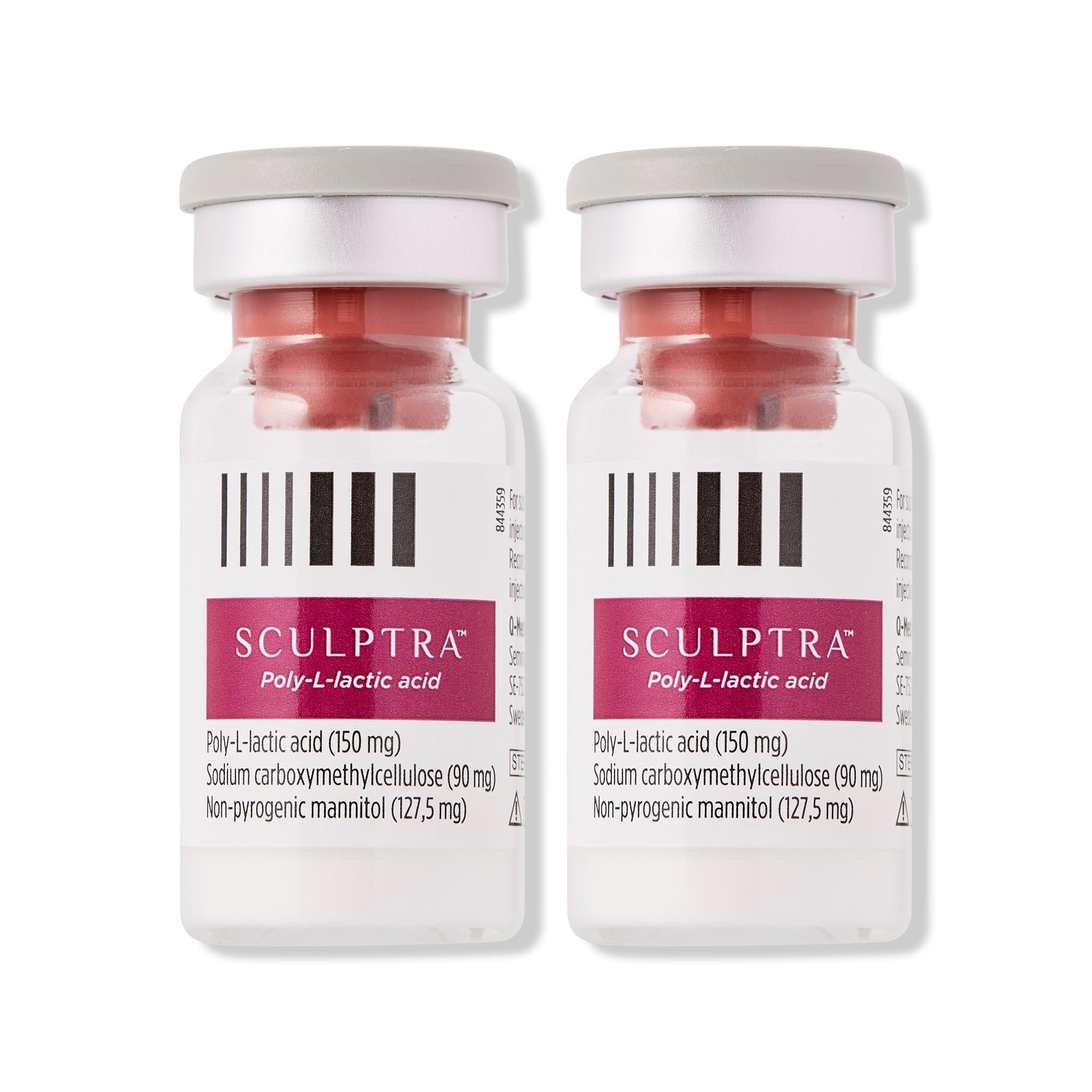 Sculptra Content. PLLA vials for facial rejuvenation and collagen stimulation.