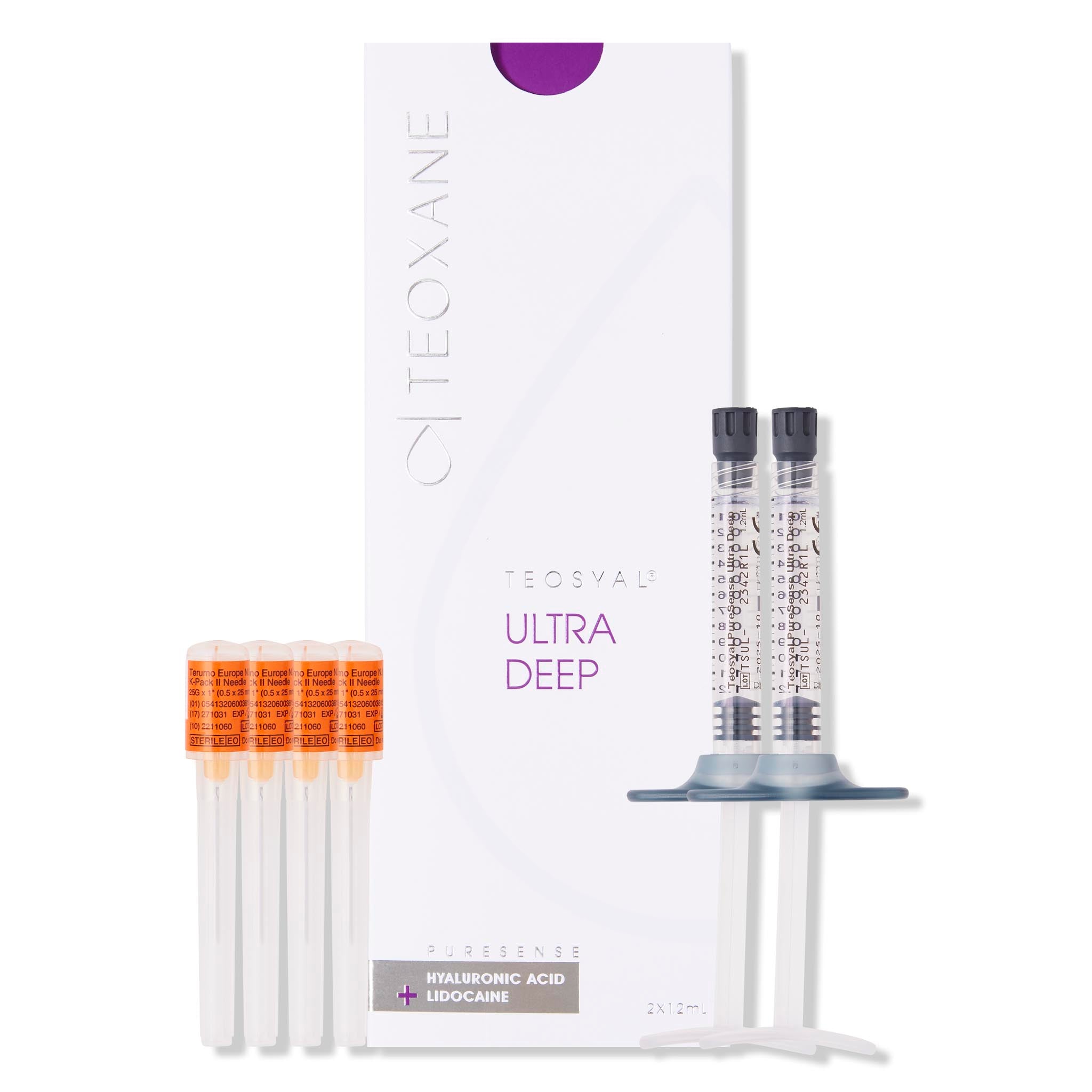 Ultra Deep display. Hyaluronic acid dermal filler to restore facial volume.