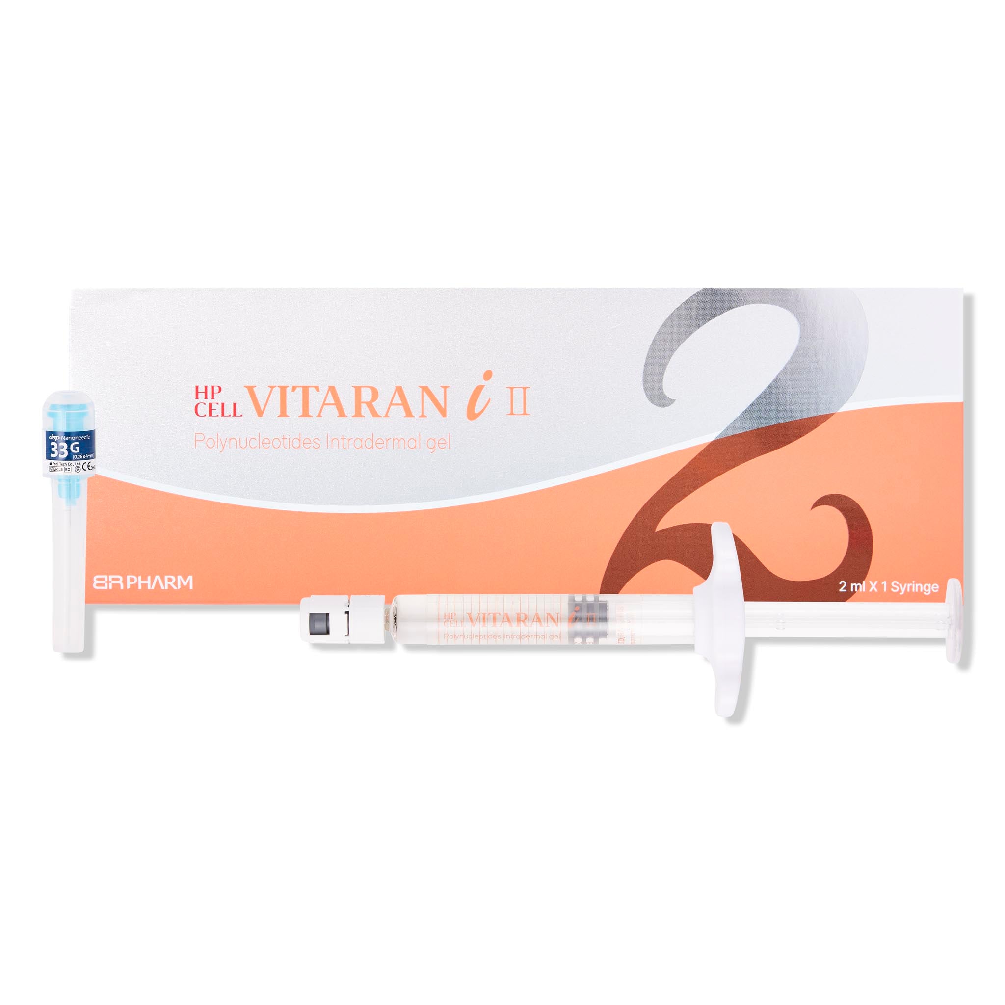 Vitaran 2 Display. Polynucleotide gel for reducing fine lines and wrinkles. Improves skin quality and texture.