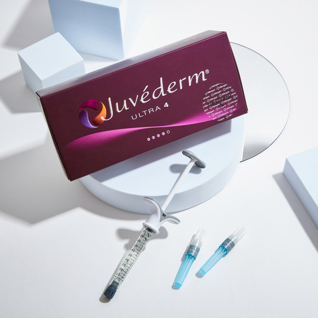 Juvederm Display. Hyaluronic acid dermal filler for treatment of wrinkles, folds and ageing skin.